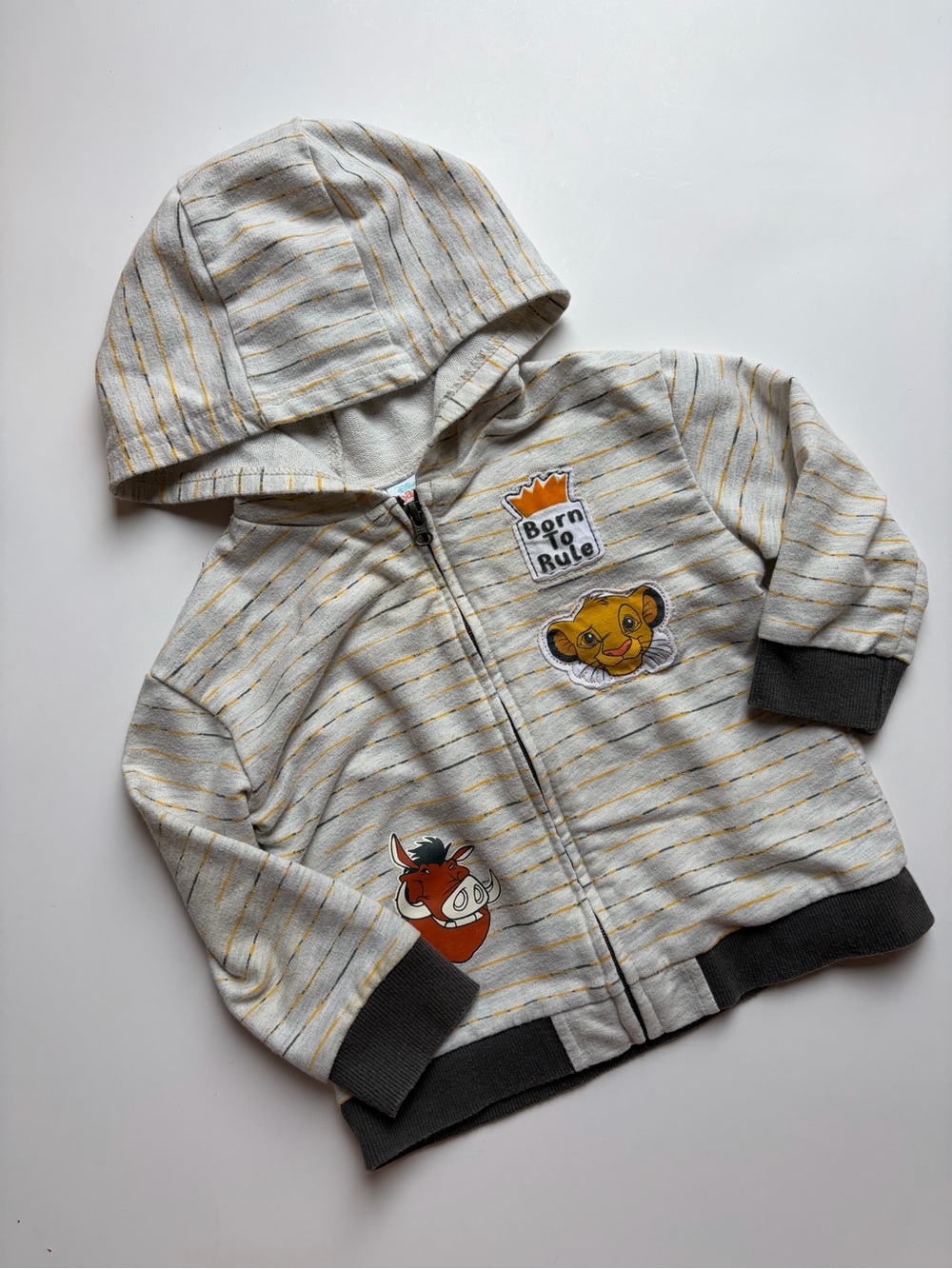 Y2K Vintage 2007 Disney Lion King Children’s Zip Hoodie 18 Months